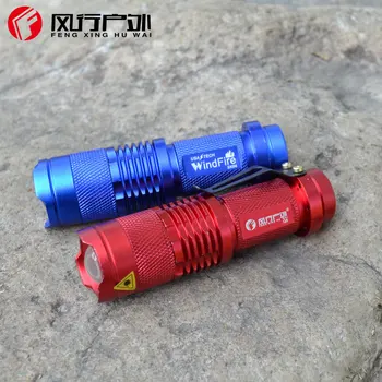 

no battery Mini Q5 LED 2000LM Flashlight Torch AA/14500 Adjustable Zoom Focus Torch Lamp Penlight Waterproof For Outdoor Hot