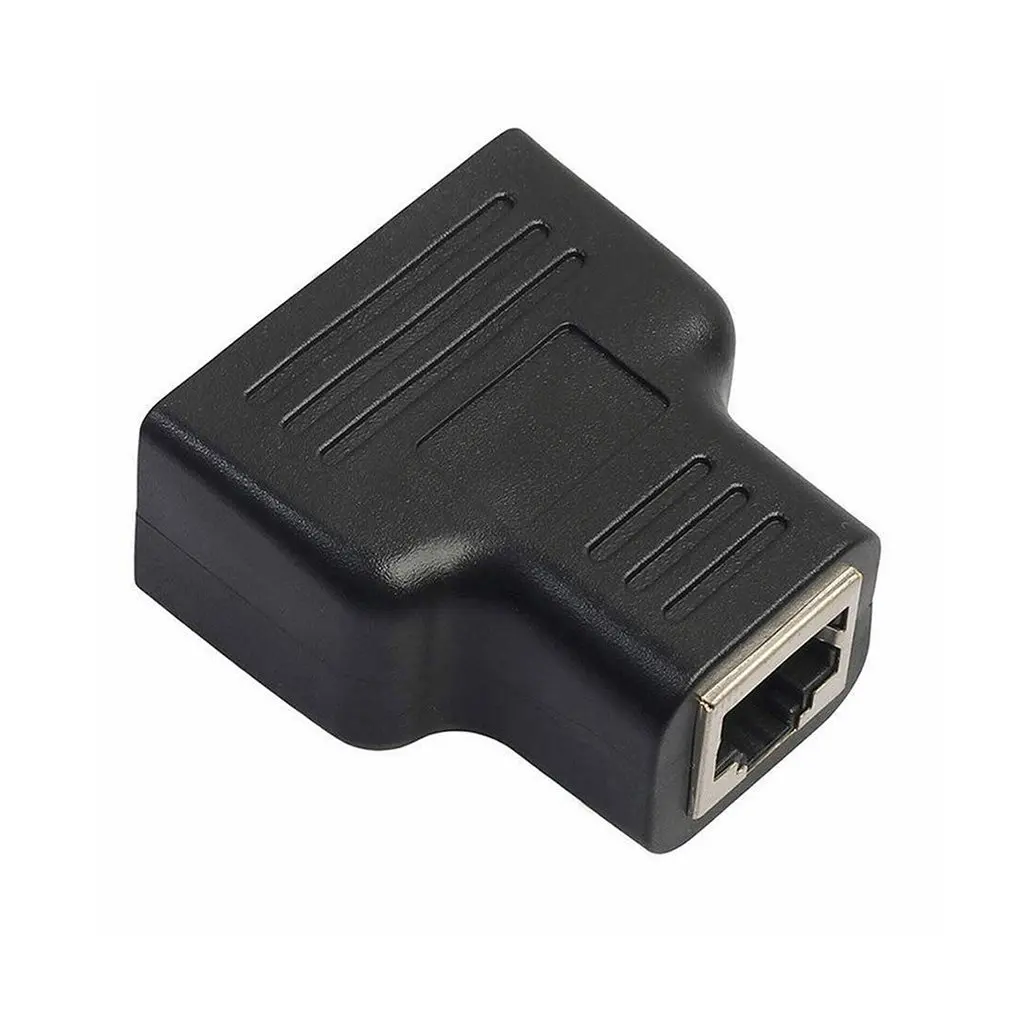 

RJ45 Splitter Adapter 1 to 2 Ways Dual Female Port CAT5/6/7 LAN Ethernet Cable LAN Ethernet Convertor DC Plug in 12V Monitors