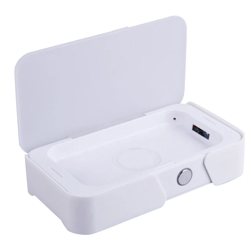 Ультрафиолетовый светильник, умный голос, универсальное беспроводное зарядное устройство, многофункциональная коробка для смартфонов IJS998