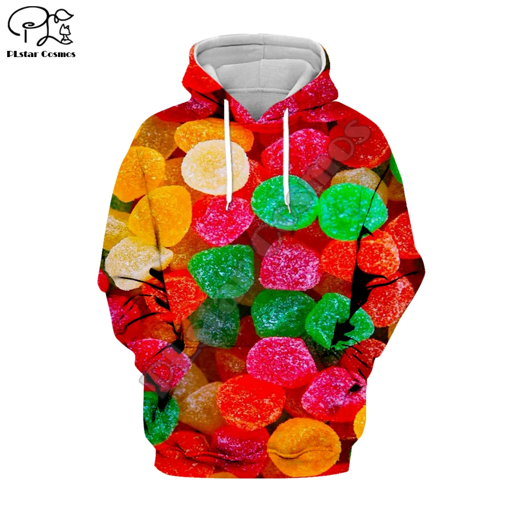 

PLstar Cosmos Funny Candy Cartoon colorful Harajuku Tracksuit Casual 3D full Print Hoodie/Sweatshirt/Jacket/shirts Men Women S-3