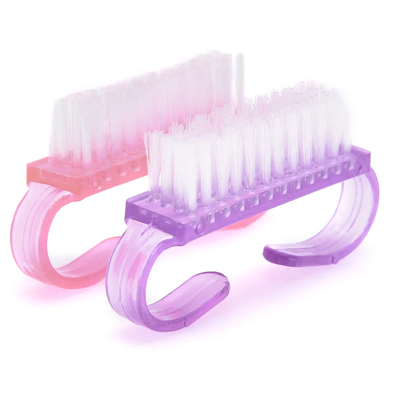 Nail Brush Tools Cleaning Art Care Manicure Pedicure Soft Remove Dust Small Angle Clean For Makeup High Quality | Красота и здоровье