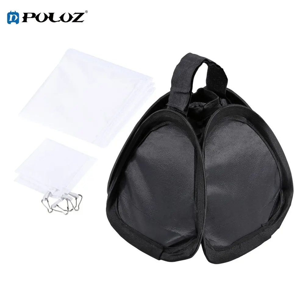 

PULUZ 23X23cm Portable Foldable Flash Lightsphere Universal Softboxes for Perfect Camera Photograph Uniform Exposure