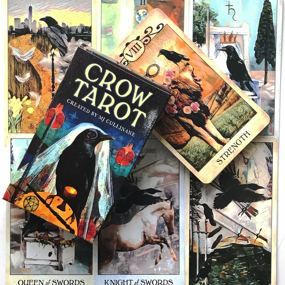 Crow Tarot Oracle Cards For Fate Divination Board Game And A Variety Of Options PDF Guide | Игрушки и хобби