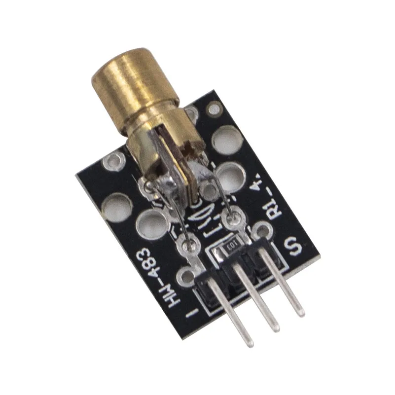 5 шт. KY 008 3pin 650nm красный лазерный передатчик Dot диод Медная головка модуль для Arduino