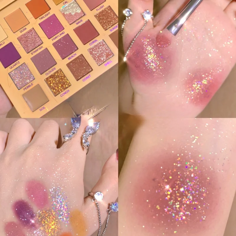 

TT JudydoLL, 20 цветов, летняя живопись маслом в дикой природе, тени для век, пластина, матовые мерцающие, Калифорния, закат, земля, цвет