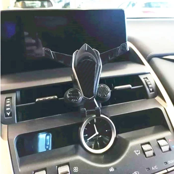 

Gravity Car Air Vent Outlet Dashboard Mobile Cell Phone Holder Reaction Clip Mount Cradle GPS For Lexus NX 2018 2019 2020