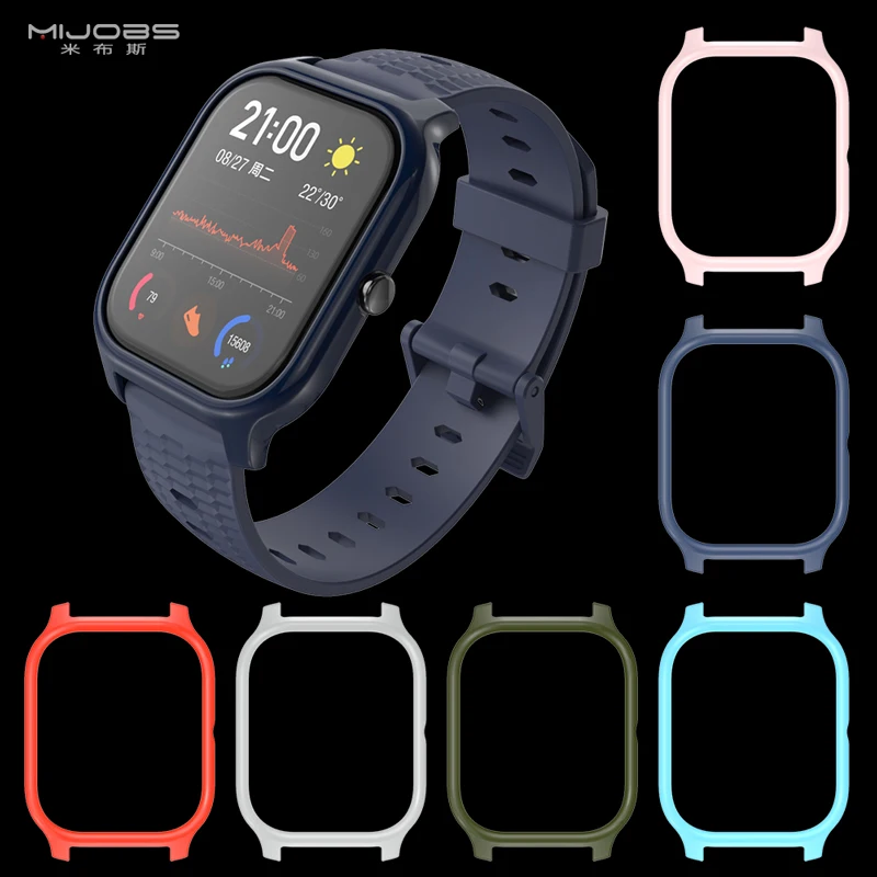 

Protective Case for Amazfit GTS TPU Frame Bumper for Xiaomi Huami Amazfit GTS Smart Watch Bracelet Plastic PC Protector Cover
