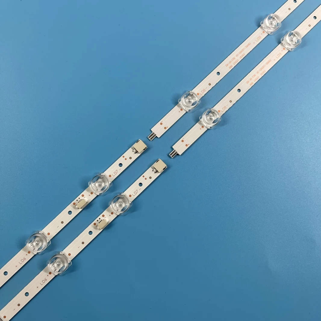 LED backlight strip 11 lamp led light led light bar tv parts for Thomson 43" TV GIC43LB32_3030F2.1D_V0.9 4C-LB4311-ZM06J ZM08J HR01J 43UD6426 43A260 43V2