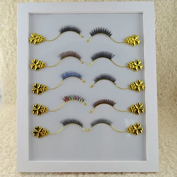

False Eyelashes Try on Maker Metal Try on Rack with Magnet Graft Eyelashes Model Display Frame Try on Useful Product
