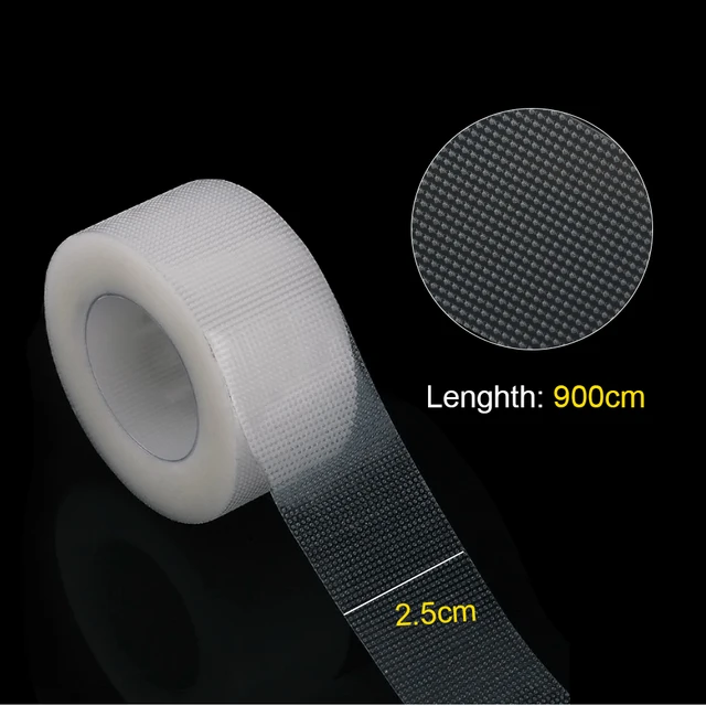 Portable Transparent Acrylic Eyelash Tape Cutter Colorful Cutter PE Medical Tapes Adhesive Rotating Tape Holder Eyelash Tools PE W-2.5