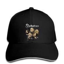 Sabaton бейсболка с изображением героев мультфильма черная детская музыкальная Кепка snapback