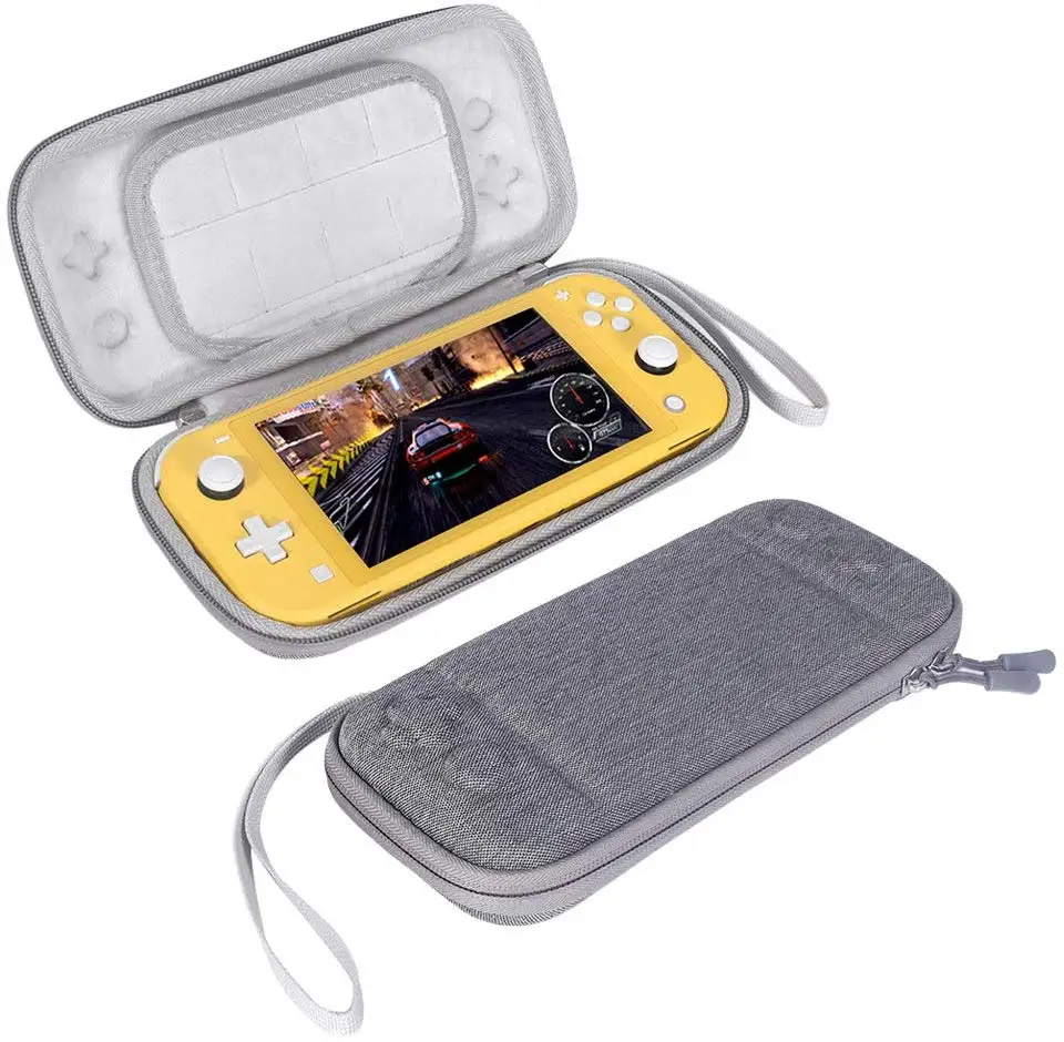 Тонкий чехол для консоли nintendo Switch Lite, защитный портативный чехол для переноски, Жесткий Чехол для хранения в путешествии с 8 игровыми слотами