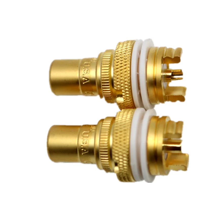 Gold plated 8 шт. XSSH hifi полный медный с родиевым покрытием lotus сиденье RCA материнское сиденье fever усилитель Разъем lotus аудио терминал - Цвет: Gold plated