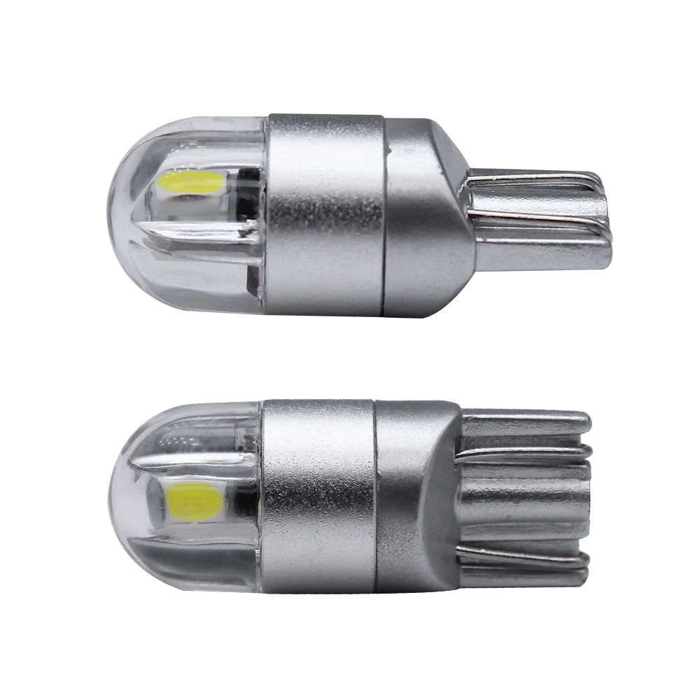 

YUNPICAR 2PCS T10 LED Bulbs White 3030 Chipset 194 LED Light Bulb 0.6 W 12 V Fit Car RV Motorcycle Turn Signal Driving Light