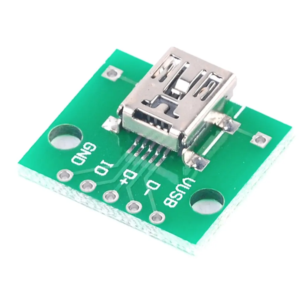 Мини Usb для Dip Seat Mini 5P Patch To Straight Plug сварная плата адаптера Diy адаптера|Модули умного