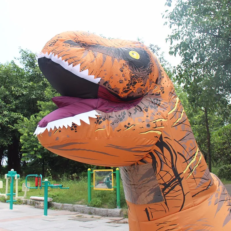 T-REX надувной костюм-талисман для детей, взрослых, аниме, косплей, динозавр, животное, комбинезон, подарок на день рождения для пати, косплей, Disfraz