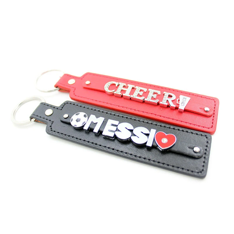 PU leather keychain  LSBR017 细节3