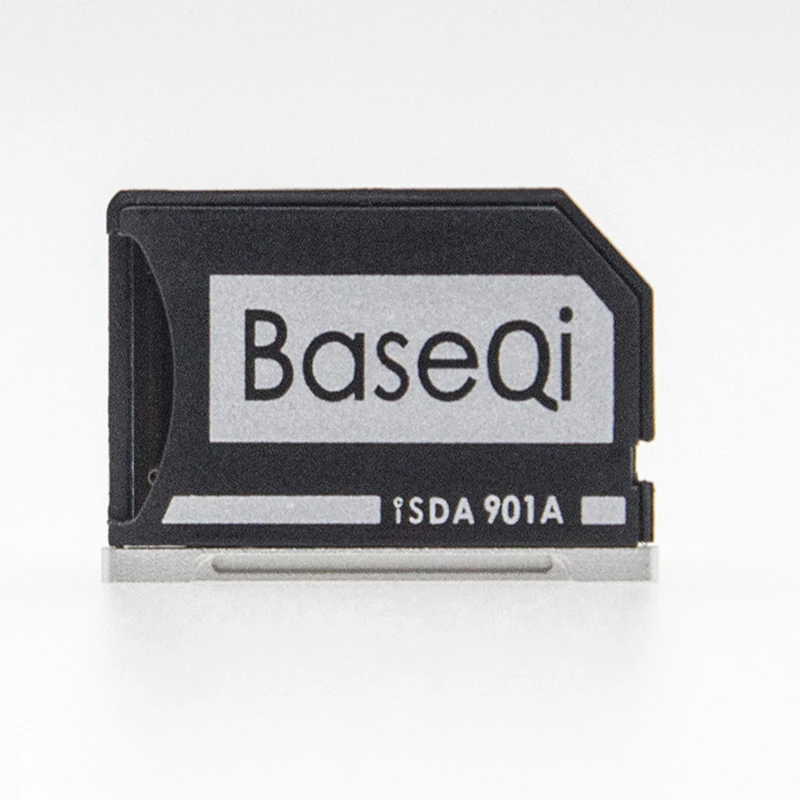 BaseQi-레노버 901A 알루미늄 스텔스 드라이브 마이크로 SD 메모리 카드 어댑터, 레노버 요가 900 및 레노버 요가 4 프로용 SD 카드 리더기
