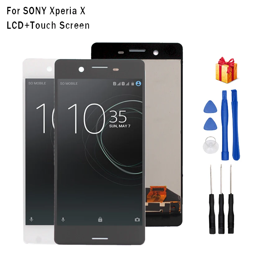 Для sony Xperia X, ЖК-дисплей, дигитайзер, сборка для sony Xperia X, ЖК-дисплей F5121, ЖК-экран, запчасти для телефонов, Запасные инструменты