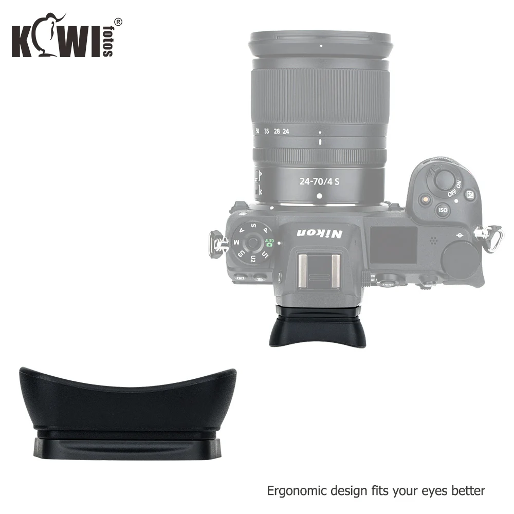 Ocular para Nikon Kiwi Silicone Macio Estendido Câmera Eyecup Visor z5 z7 z6 Z6ii Z7ii Longo Olho Copo Sombra Substitui Dk-29 - Image 6