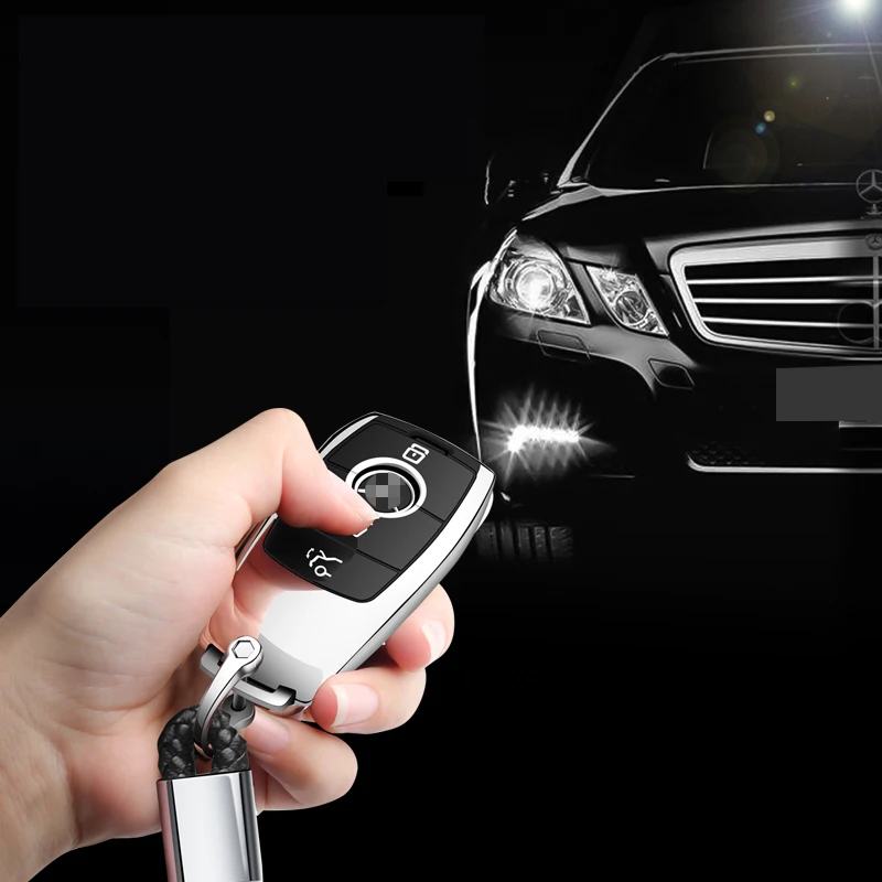 

Hight quality PC + TPU key case cover Key case protective shell holder for Mercedes Benz E series E200 E200L E300L S320L S350L