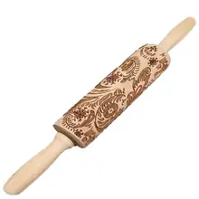 Durable High Temperature Resistance Embossed Rolling As Picture Pin Floral Print Kitchen Tool