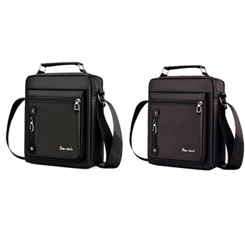 

1 PC Men PU Leather Shoulder Bag Business Crossbody Messenger Tablet Bag Satchel Top-hand Bag Handbag Dropship New Arrival