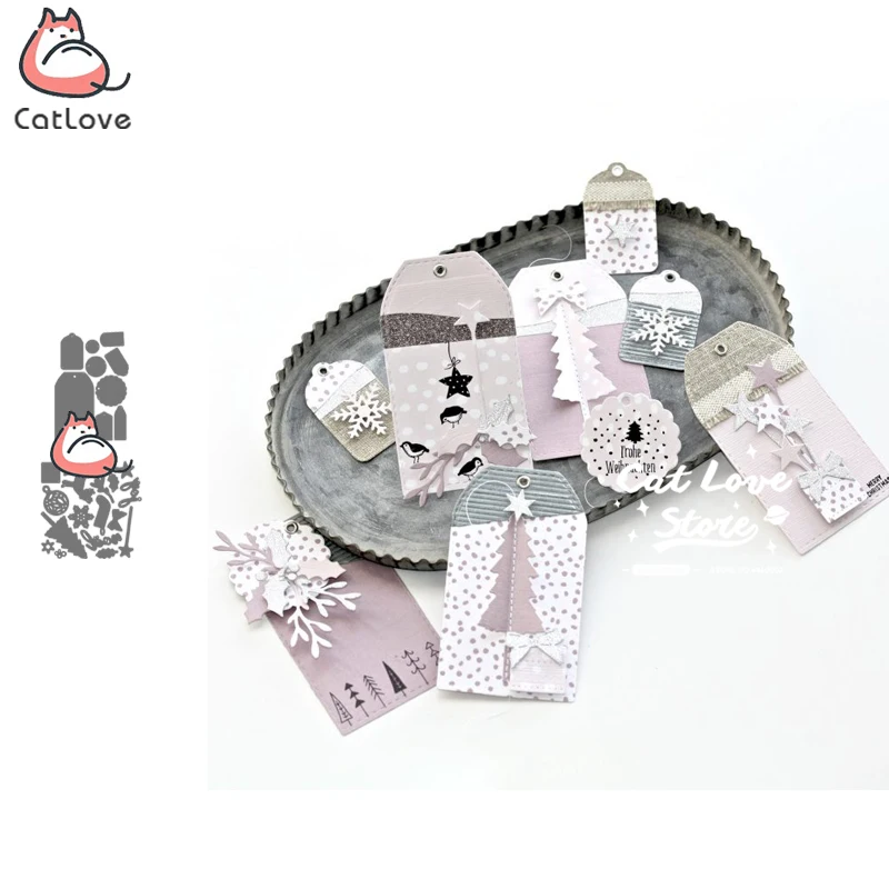 

Christmas Series Metal Cutting Dies Scrapbooking Stencil DIY Decorative Craft Embossing Die Cuts Card Making New Dies For 2019