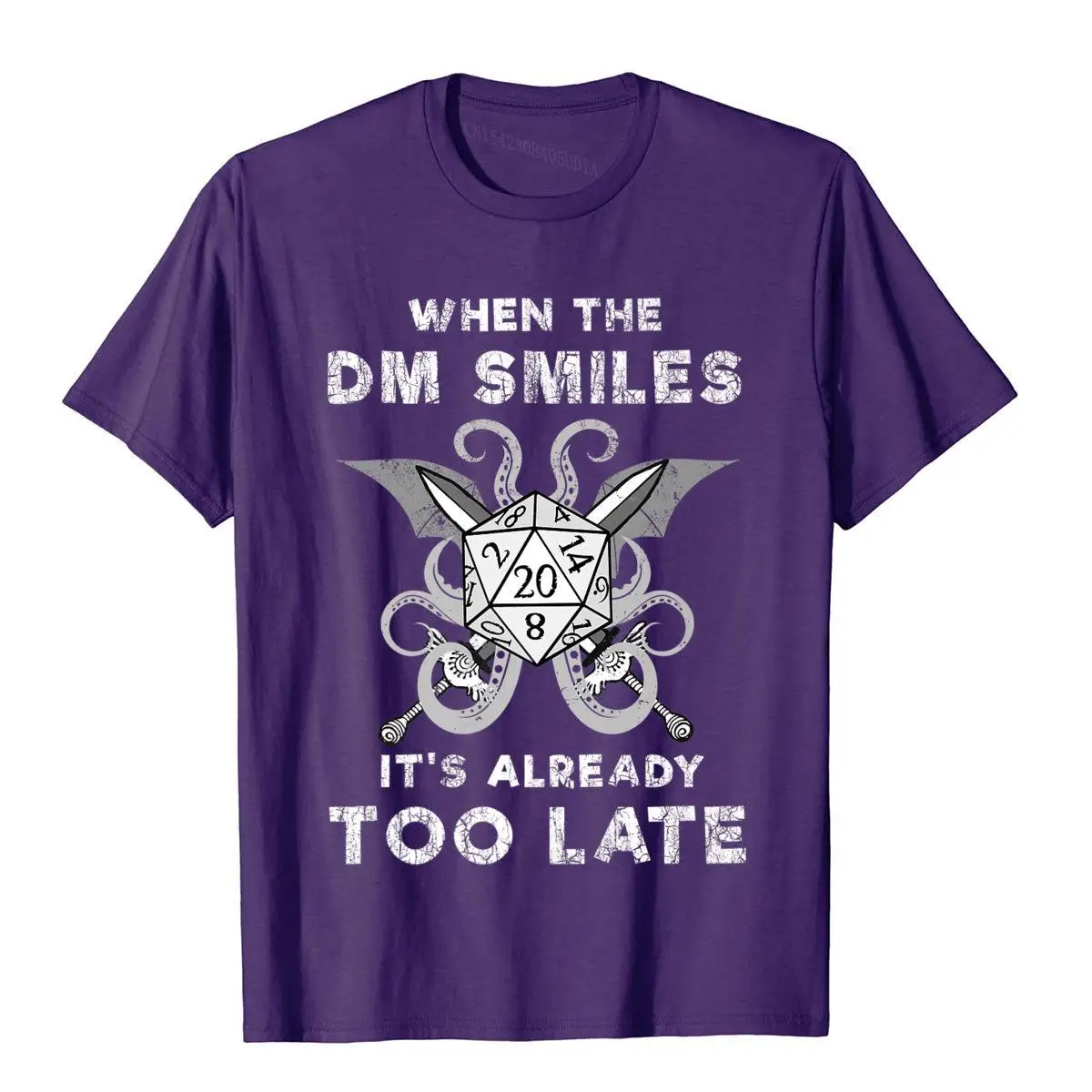 When The DM Smiles It's Already Too Late Premium T-Shirt__B9966purple