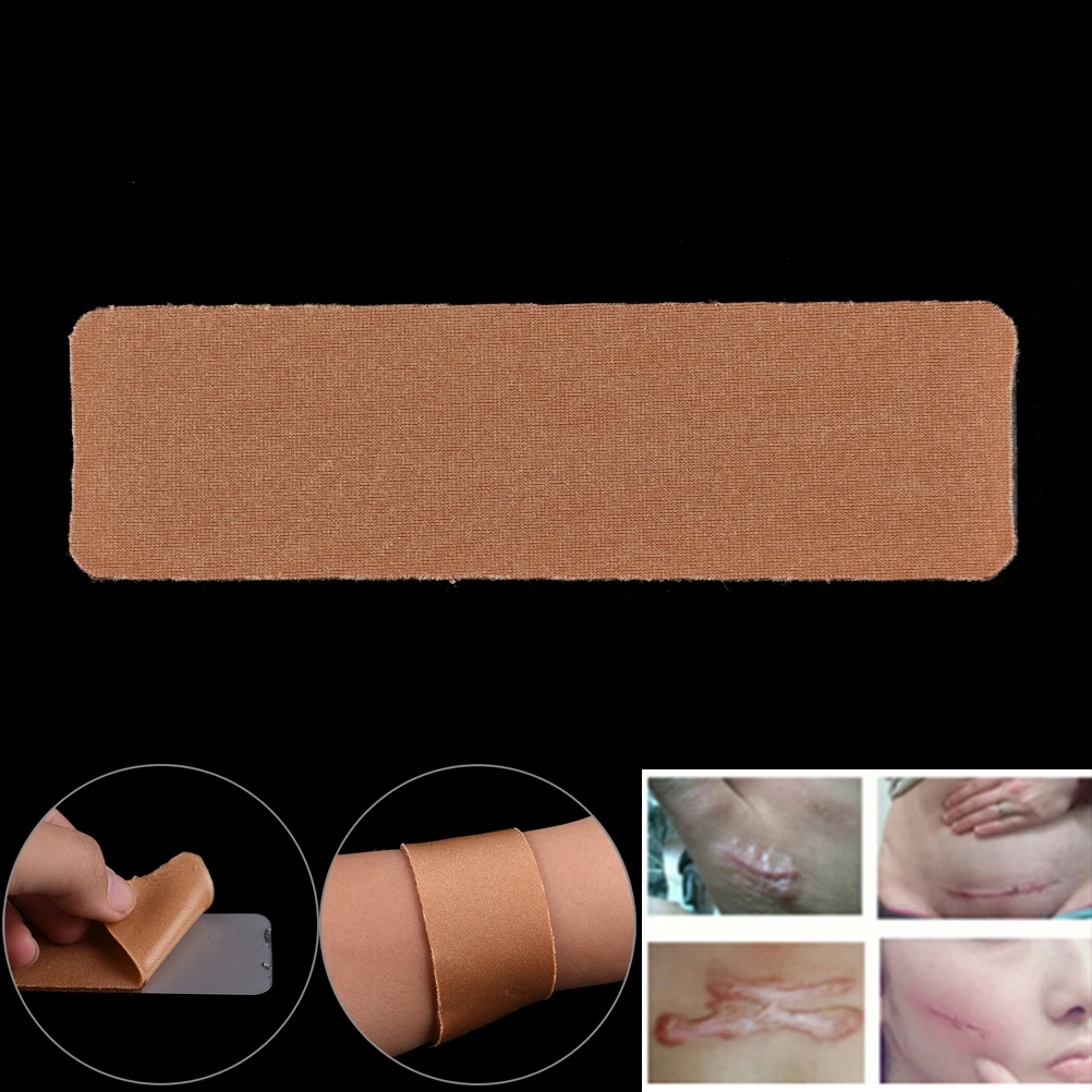Силиконовый пластырь для ремонта кожи 3,5*15 см, многоразовый гель от угрей, рубцов, силиконовый пластырь для удаления травм и ожогов