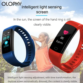 

Smart Bracelet Watch Wrist Band Man Women Fit Bit Fitness Activity Tracker Hear Rate Pedometer Intelligent Smart Watch Bracelet