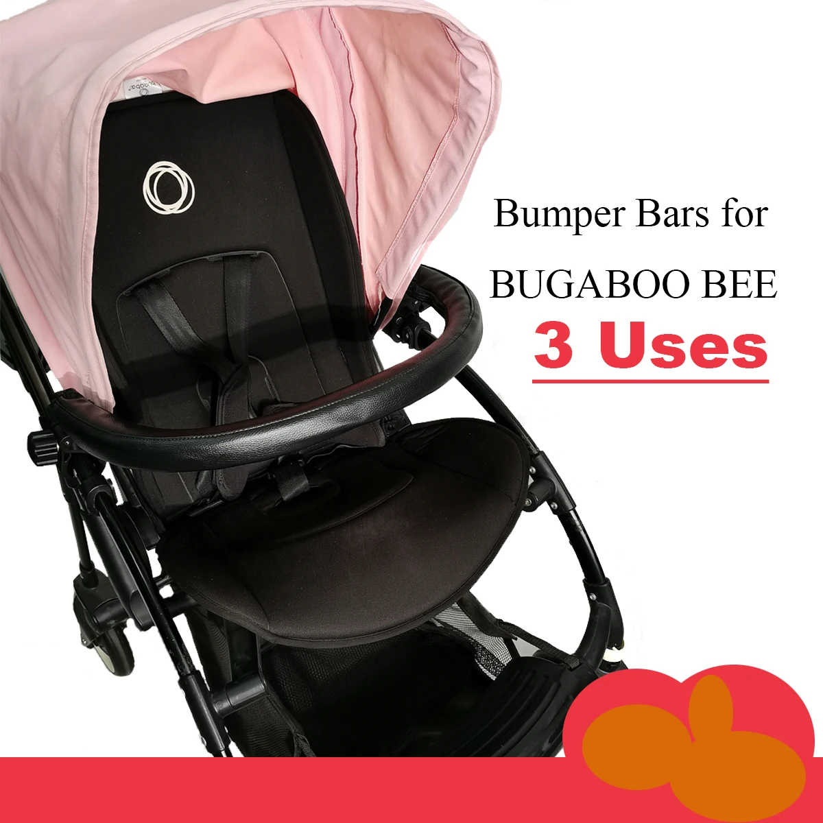Arabiske Sarabo rent Regnbue Baby Stroller Accessories Extend Handle Hailrail And Adjustable Armrest For Bugaboo  Bee 3 Bee 5 Bee6 - Bumper Bars - AliExpress