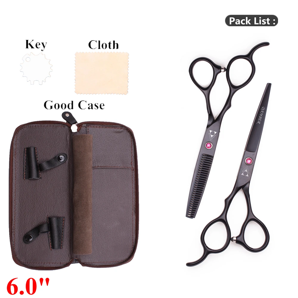 5,5 6,0 Haarschere für Linkshänder Professionelle Friseurschere Set