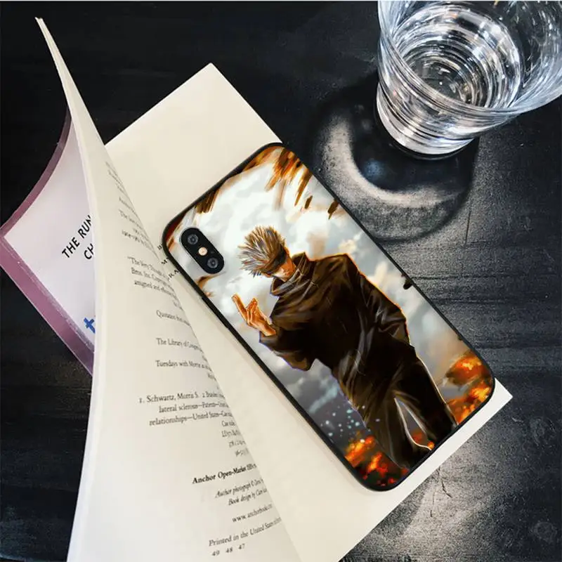 Jujutsu Kaisen Satoru Gojo Phone Case for iPhone 13 11 12 13 mini pro XS MAX 8 7 6 6S Plus X 5S SE 2020 XR case