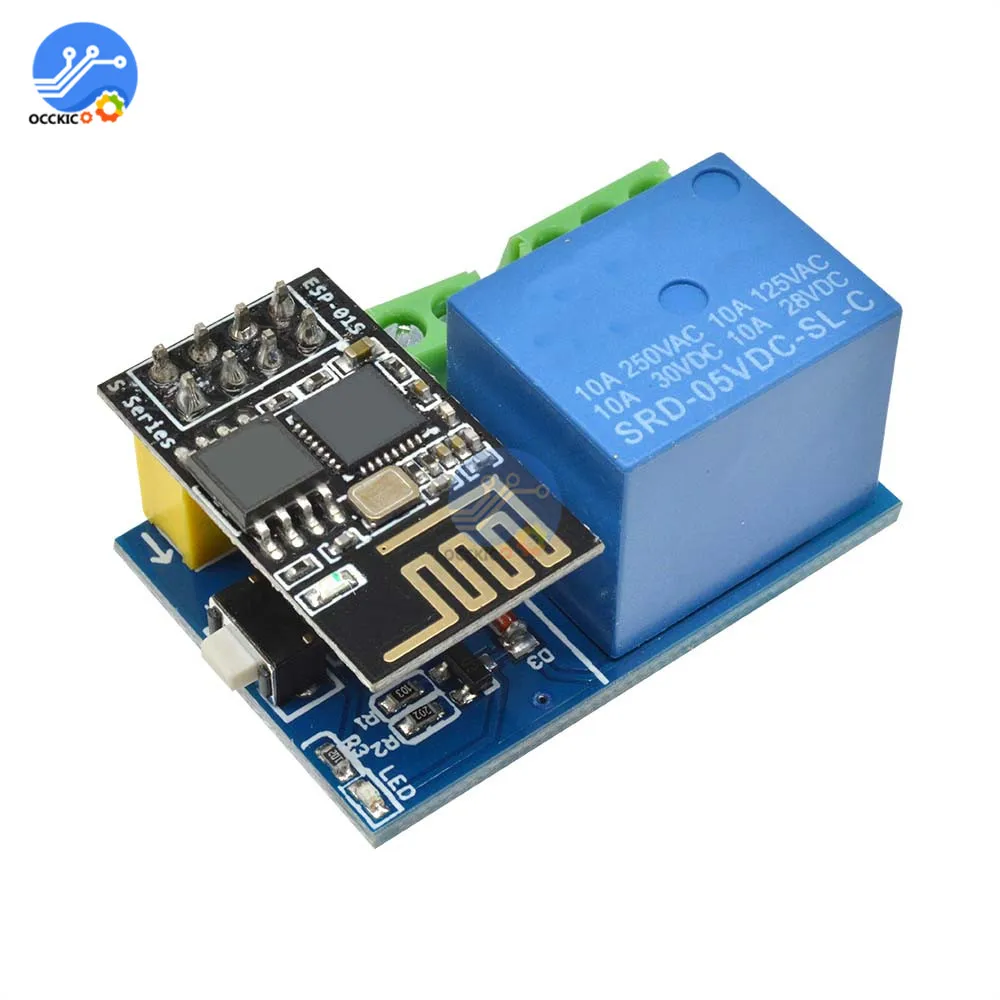 Релейный модуль ESP8266 ESP 01S DC 5V WiFi умный дом дистанционный переключатель для Arduino Phone