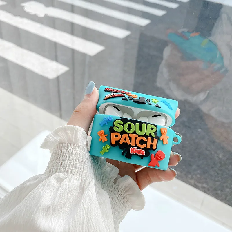 3D Cute silicone Wireless Headset bluetooth case for Apple AirPods