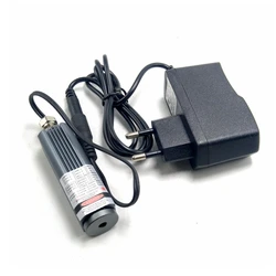 Localisateur de Module de ligne de Diode Laser vert 532nm 50mW, lentille en verre 25x75mm et pilote avec adaptateur 5V 