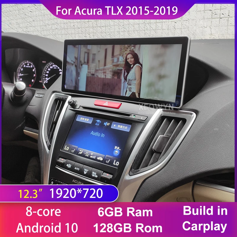 128g Android 10 для Honda Acura TLX 2015 2016 2017 2018 2019 мультимедийный автомобильный радиоприемник