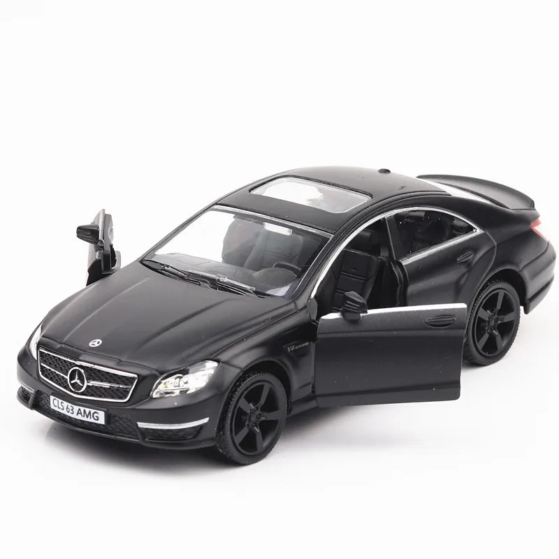 1:36 Mercedes-Benz Class CLS Diecasts& Toy vehicles модель автомобиля из сплава с вытягивающимся назад коллекционным автомобилем игрушки для детей Подарки для детей - Цвет: No Original Box