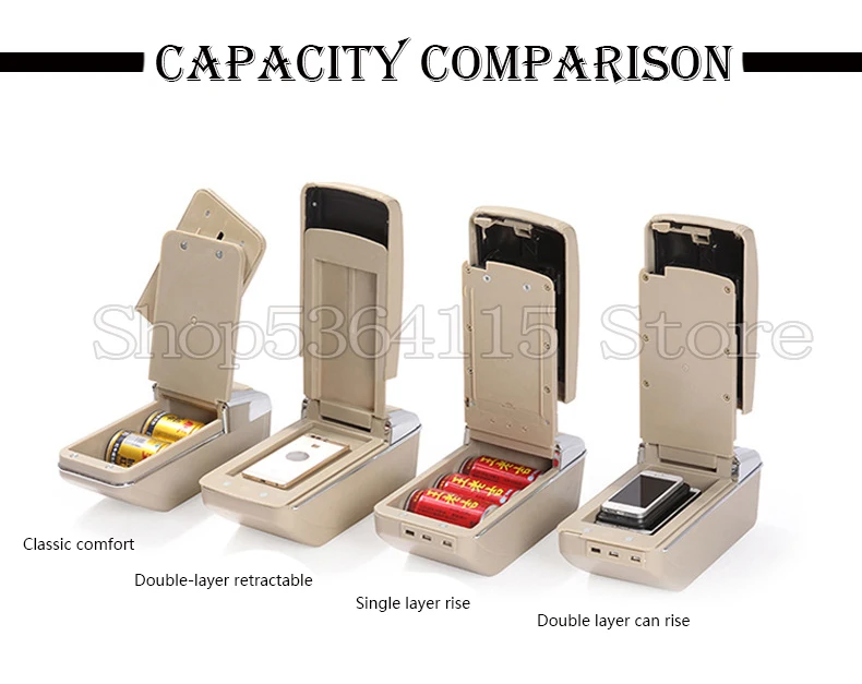 Для peugeot 208, подлокотник, коробка, зарядка через usb, повышается, двойной слой, центральный магазин, содержание, подстаканник, пепельница, аксессуары, 2012