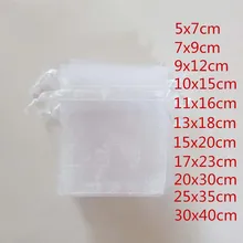 100 шт мешок для ювелирных изделий, сумки из органзы на шнурке, упаковка для ювелирных изделий из органзы, мешочек для ювелирных изделий