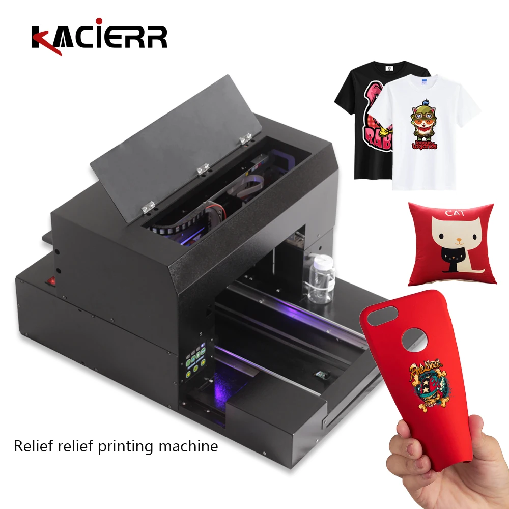 A3 UV flatbed printer embossed 