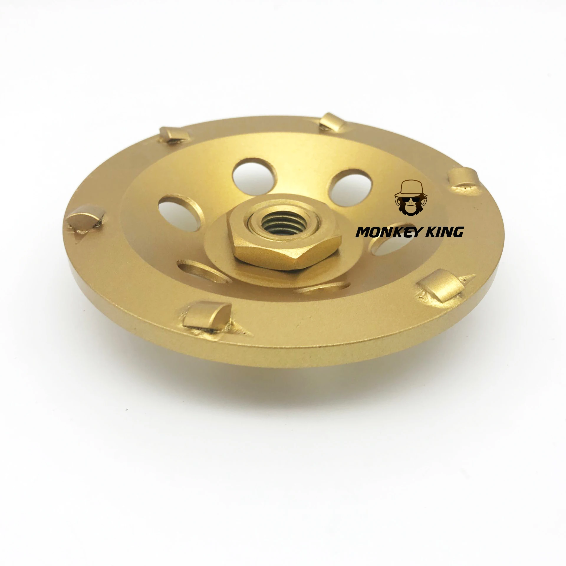 

Quarter Round PCD Grinding Cup Wheel 6 Segments M14 or 5/8"-11 Threads