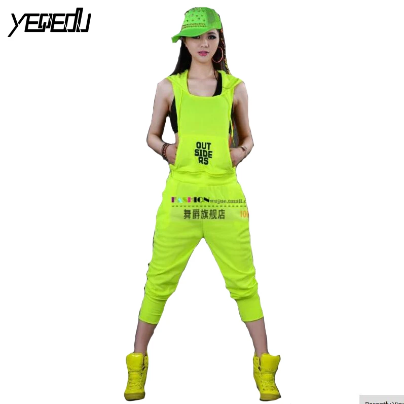 Neon hip hop clothes Clearance