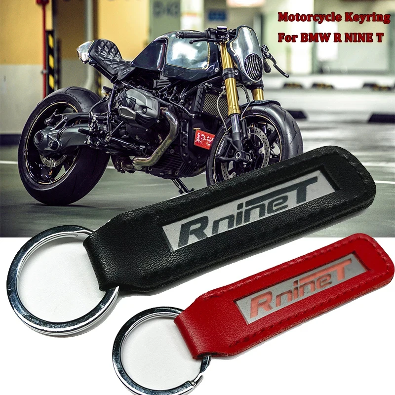 R Nine T Metal Leather Motorcycle Keychain Key Chain Fits For Bmw R