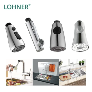 

Lohner Sale Kitchen Faucet Accessories Bathroom Tap Faucet Pull Out Shower Head Water Spray Replacement Head Sprinkler