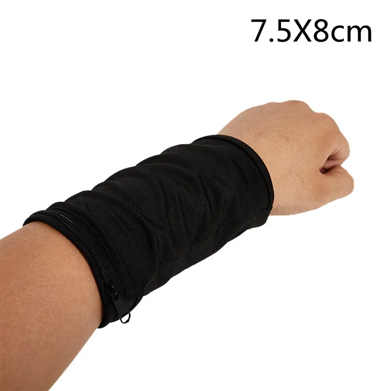 

1pc Wrist Purse Bag with Zipper Running Travel Bike Safe Sports Bag for Running Gym Bike Wallet Safe. Storage Wrist Support