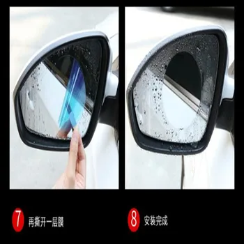 

Car Styling Fogging film for Rearview Mirror Stickers For Jeep Wrangler JK CJ TJ Compass Liberty Grand Cherokee Patriot Liberty