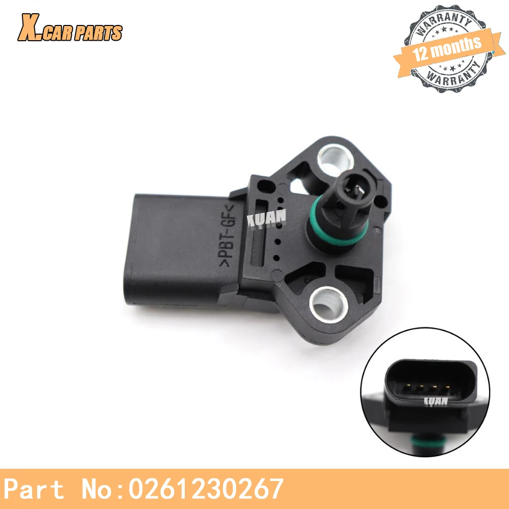 Manifold Absolute Turbo Boost Pressure Map Sensor 0261230267 For