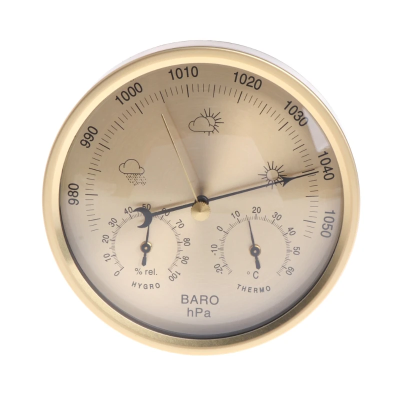 

5 Inches Barometer Thermometer Hygrometer Wall mounted Household Weather Station